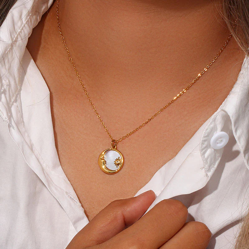 Astra Pearl Moonlight Necklace