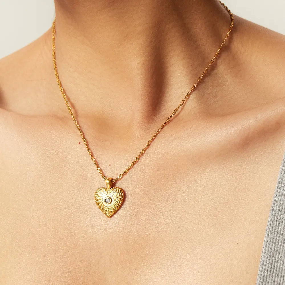 Ophelia Vintage Heart Necklace