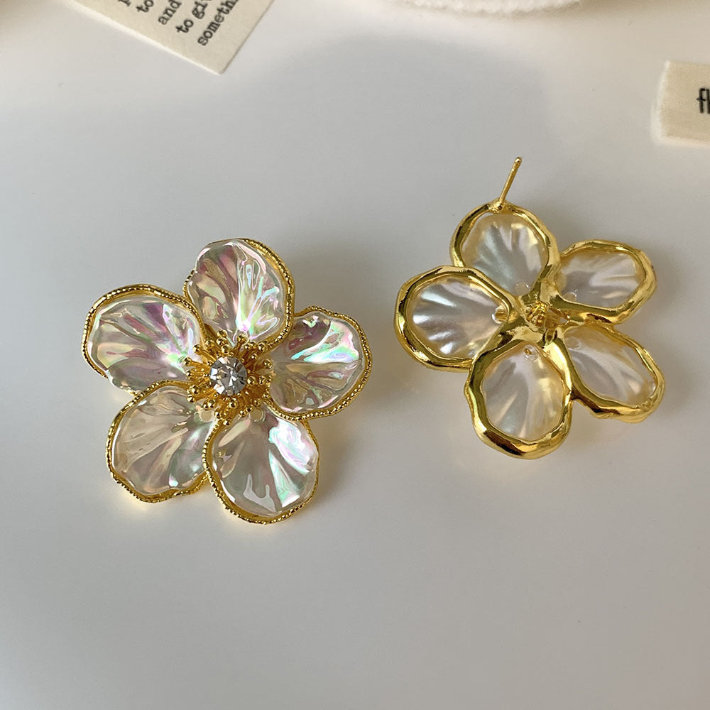 iridescent Flora Earrings
