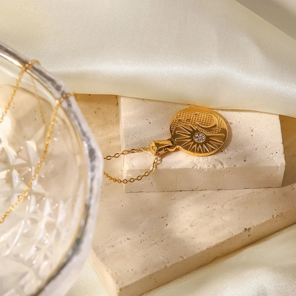 Solara Sun & Moon Necklace