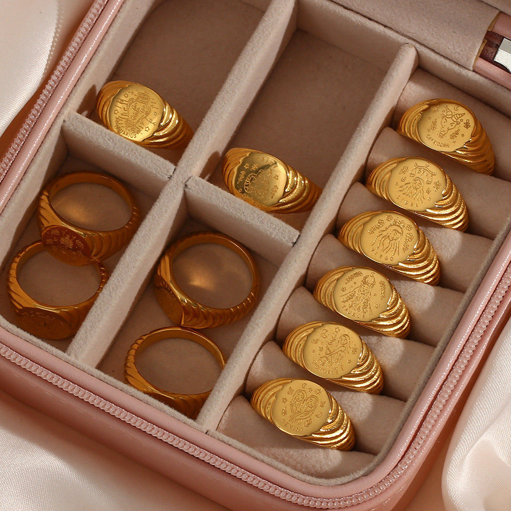 Celeste Horoscope Ring