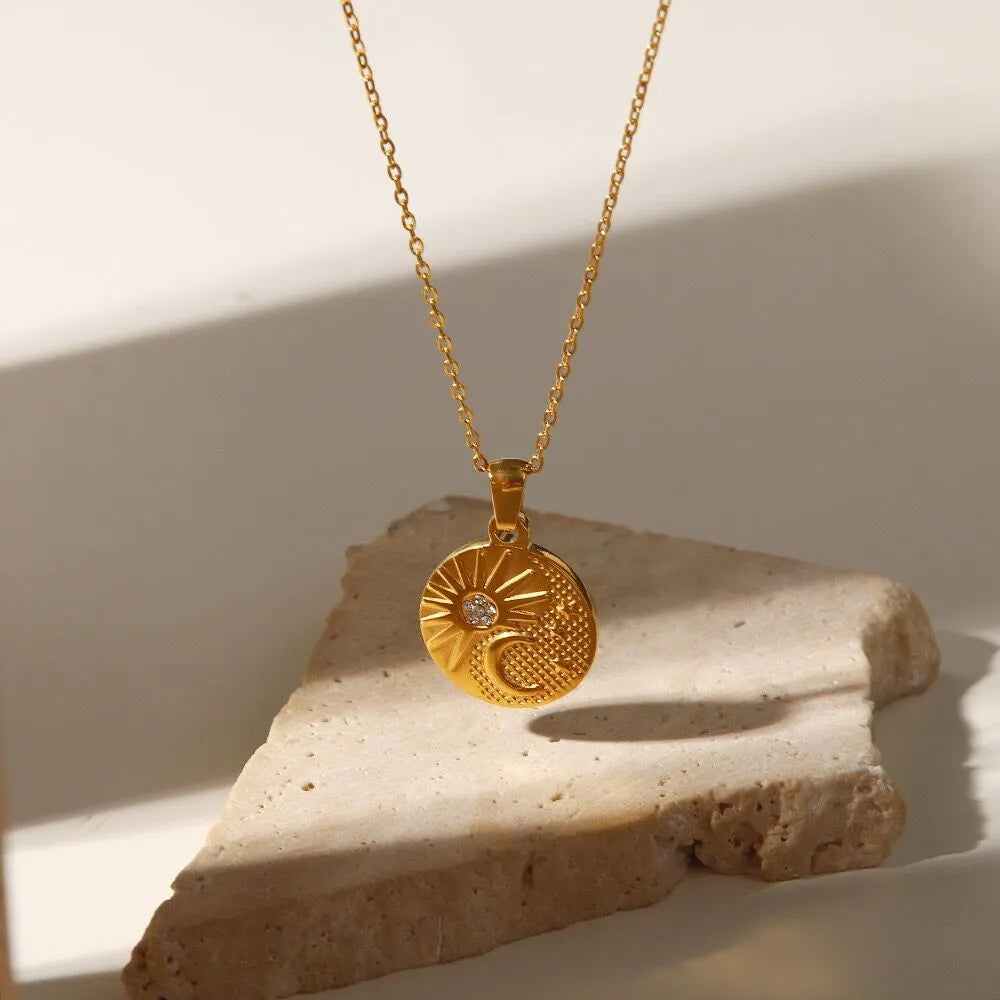 Solara Sun & Moon Necklace