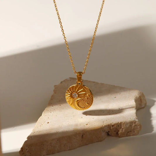 Solara Sun & Moon Necklace