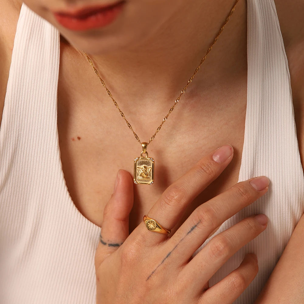 Seraphina Cherub Vintage Necklace