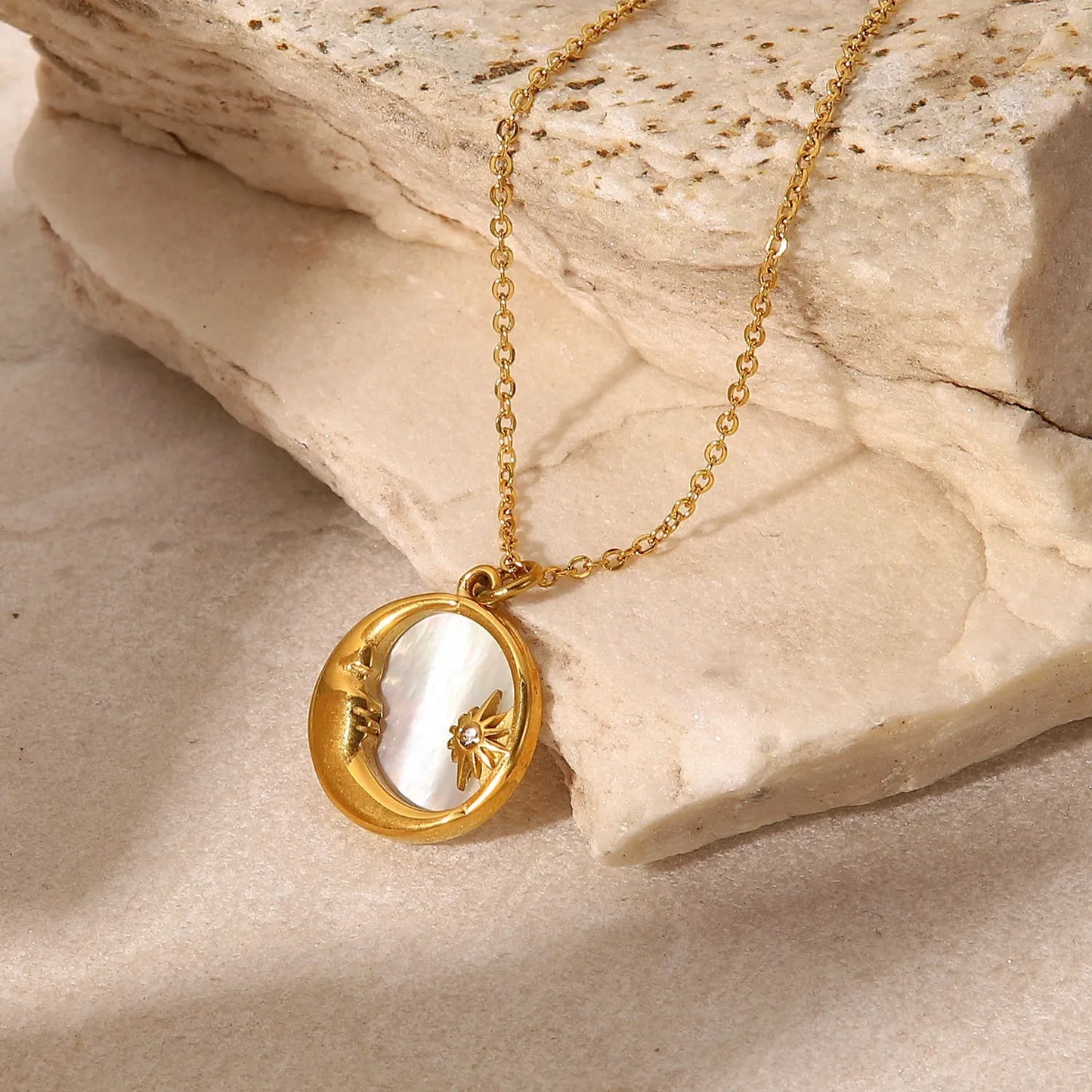 Astra Pearl Moonlight Necklace