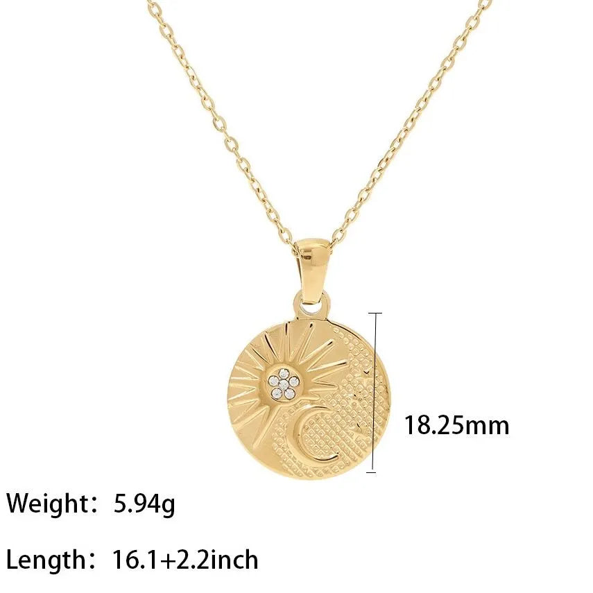 Solara Sun & Moon Necklace